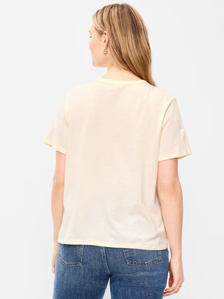 Camiseta Manga Corta con Detalle Gráfico