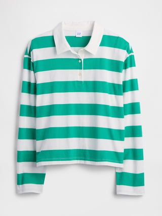 Polo Manga Larga Estampado Rayas