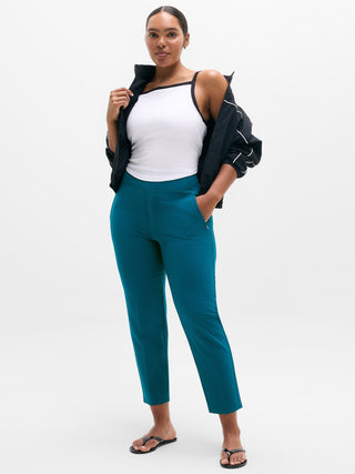 Pantalón Talle Alto con Bolsillos