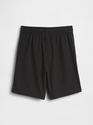 Shorts deportivos relajados y sin cordones para niños.