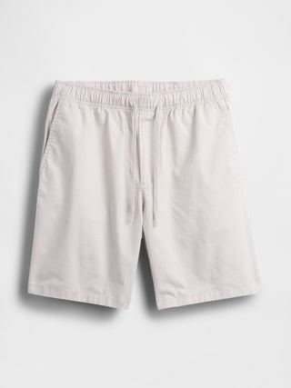 Shorts fáciles de sarga de 7".