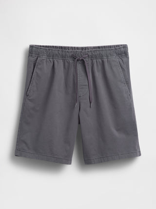 Shorts fáciles de sarga de 7".