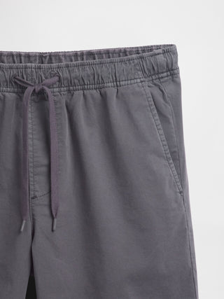 Shorts fáciles de sarga de 7".