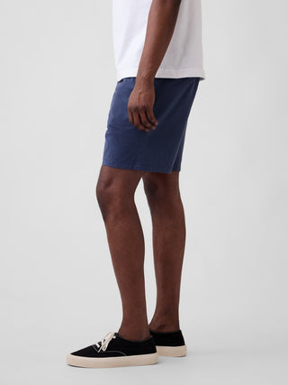 Shorts fáciles de sarga de 7".