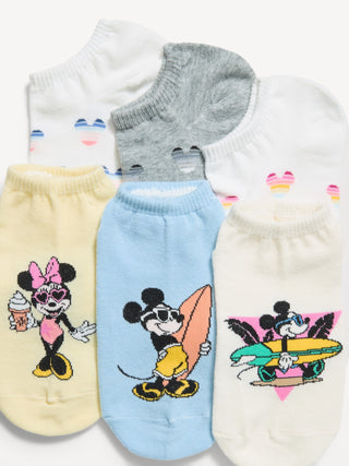 Disney© Paquete de 6 calcetines tobilleros novedosos para mujer.