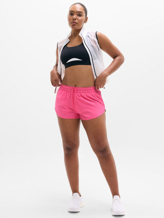 Pantalones cortos con cinturilla elástica de talle medio Speedwork.
