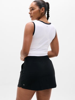Falda pantalón para correr de 14" de talle alto Weekender.