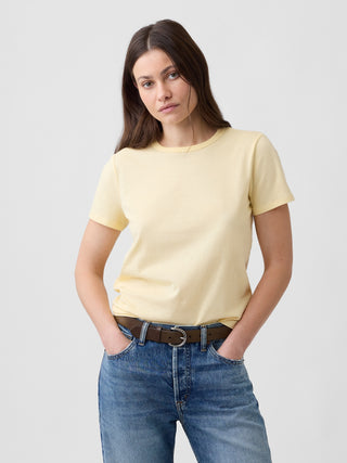 Camiseta favorita con cuello redondo.