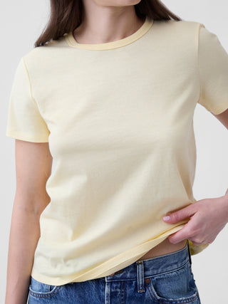 Camiseta favorita con cuello redondo.