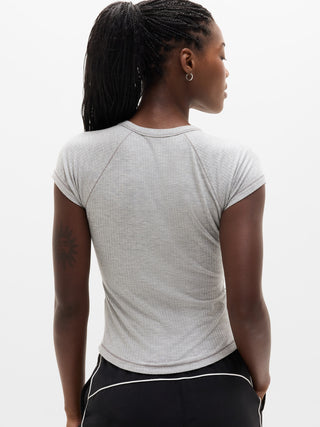 Camiseta de canalé perfecta.