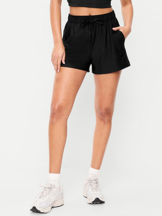 High-Waisted PowerSoft Shorts -- 3.5-inch inseam.
