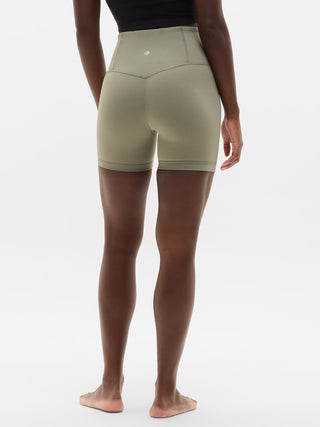Short Deportivo Talle Alto con Logo