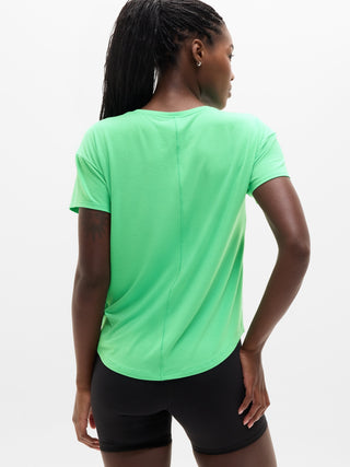 Camiseta Deportiva con Cuello Redondo
