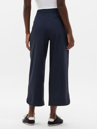 Pantalón Crop Talle Alto Detalle Raya