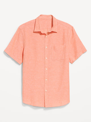 Short-Sleeve Shirt with Pocket Detail