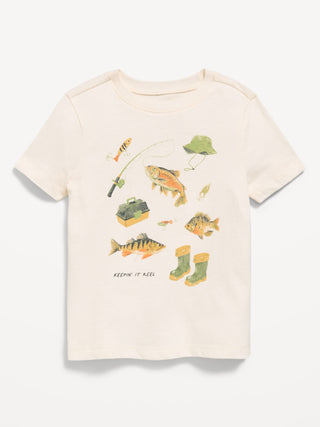 Camiseta Manga Corta con Gráfico, Bebé