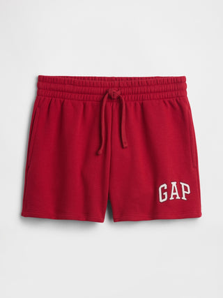 Short Talle Medio con Logo Bordado