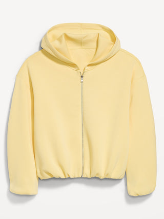 Sudadera con capucha y dobladillo abullonado de tejido polar de Bounce.