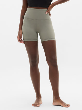 Short Deportivo Talle Alto con Logo