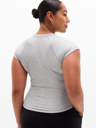 Camiseta de canalé perfecta.