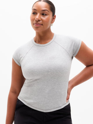 Camiseta de canalé perfecta.