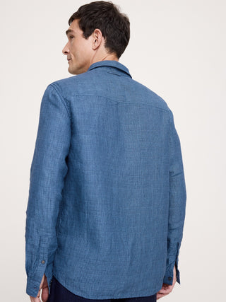 Camisa Manga Larga Tejido con Textura