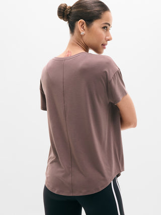 Camiseta Deportiva con Cuello Redondo