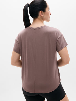 Camiseta Deportiva con Cuello Redondo
