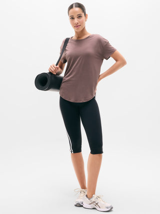 Camiseta Deportiva con Cuello Redondo