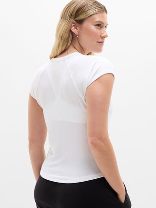 Camiseta de canalé perfecta.