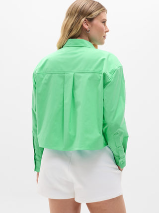 Camisa Deportiva Manga Larga con Bolsillo