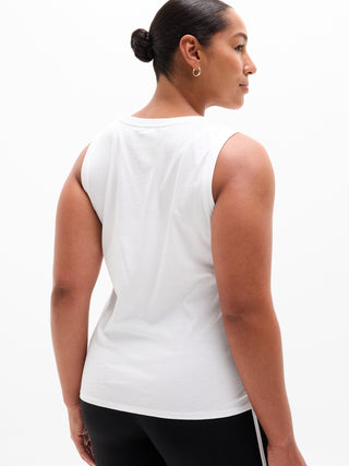 Camiseta sin mangas de algodón favorita.