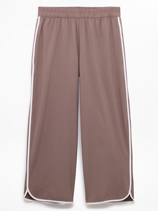 Pantalón Crop Talle Alto Detalle Raya