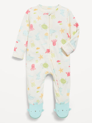 Pijama Manga Larga con Estampado Conejitos, Bebé