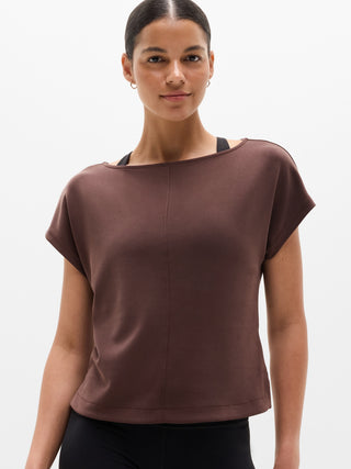 Camiseta Seasoft con cuello barco.