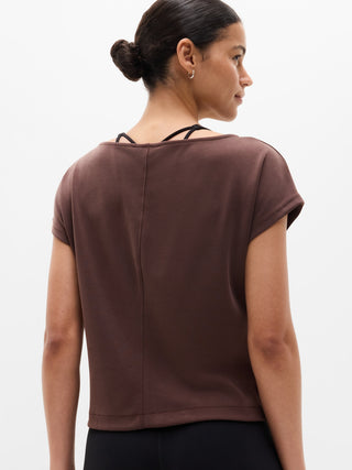 Camiseta Seasoft con cuello barco.
