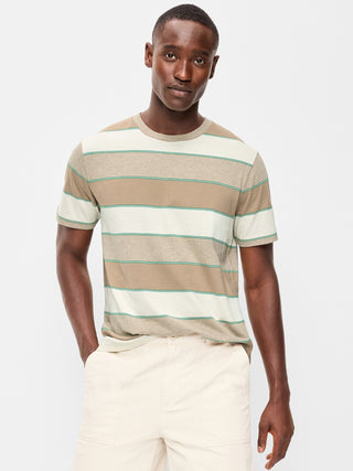 Camiseta Cuello Redondo de Algodón