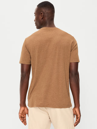 Camiseta Manga Corta Cuello Redondo de Algodón