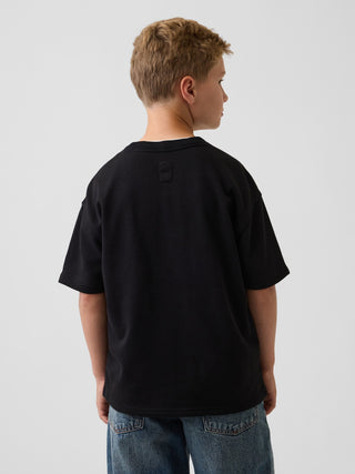 Sudadera de manga corta de rizo francés para niños.