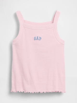 Camiseta sin mangas con logo para niños.