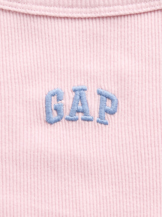 Camiseta sin mangas con logo para niños.