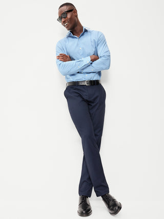 Camisa Manga Larga Slim Fit de Algodón