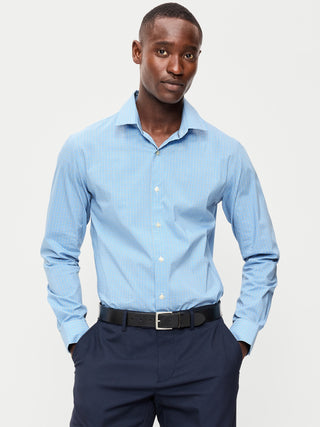 Camisa Manga Larga Slim Fit de Algodón