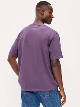 Camiseta gráfica pesada.