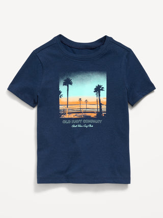Camiseta Manga Corta con Gráfico, Niña