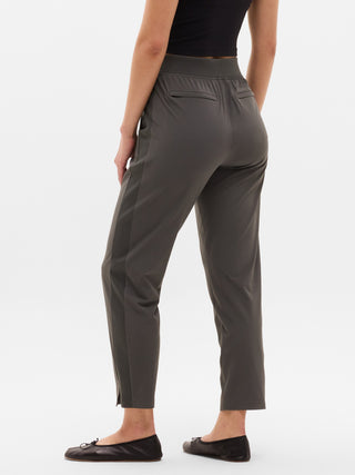 Ankle-Length Trousers, Mid-Rise with Pockets