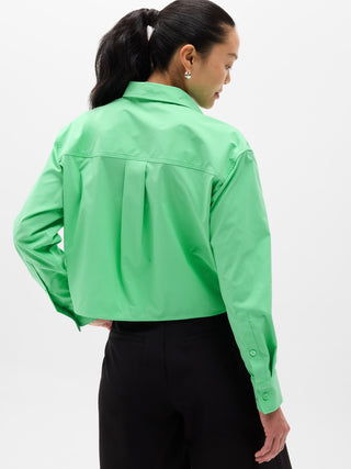 Camisa Deportiva Manga Larga con Bolsillo