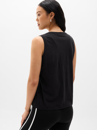 Camiseta sin mangas de algodón favorita.