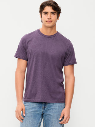 Camiseta Manga Corta Cuello Redondo de Algodón