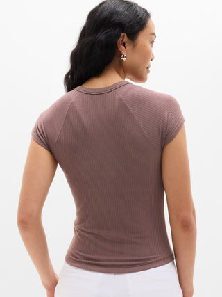 Camiseta de canalé perfecta.